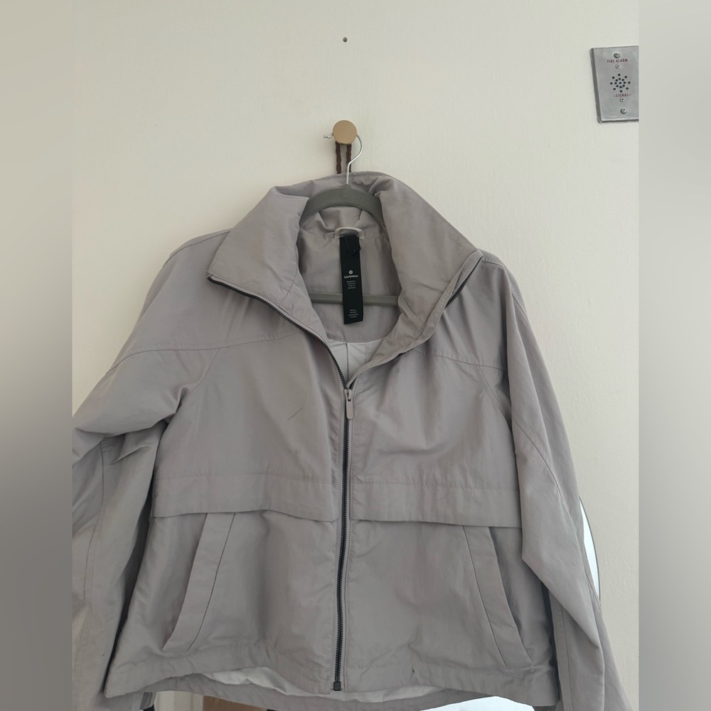 Lululemon Zip-up Gray Windbreaker